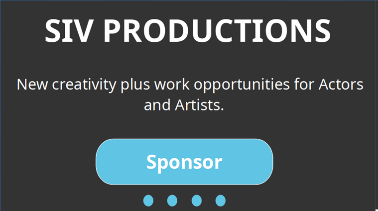 Sponsor our SIV productions